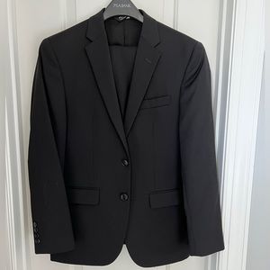 Black suit, 38S and 30x30 trousers